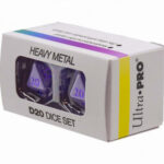 Vivid Heavy Metal D20 Dice Purple (REM15938)