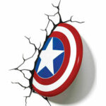3DLIGHTFX Φωτιστικό MARVEL - 3D Deco Light - CAPTAIN AMERICA SHIELD (117029)