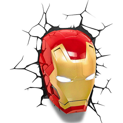 3DLIGHTFX Φωτιστικό MARVEL - 3D Deco Light - IRON MAN (3DL49465)