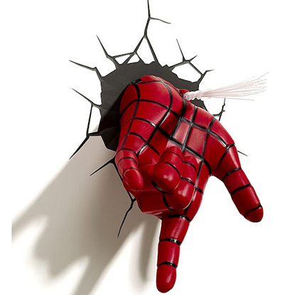 3DLIGHTFX Φωτιστικό MARVEL - 3D Deco Light - SPIDER-MAN HAND (75194)