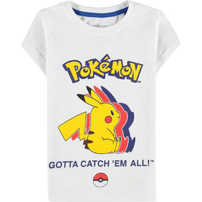 Difuzed Μπλούζα POKEMON - Pika Silhouette - Kids T-Shirt (122/128) (TS557424POK)