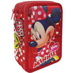 Disney Κασετίνα Γεμάτη Τριπλή Minnie 19,5x12,5x7cm (1004Ε-9777)
