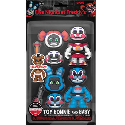 Funko Φιγούρα Five Nights at Freddys FNAF Toy Bonnie & Baby - Double Snap Pack Funko (64925)
