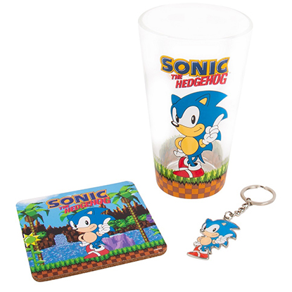 Fizz Creation Σετ Δώρου Sonic - Glass 480 ml + Coaster + Keyring (2182)