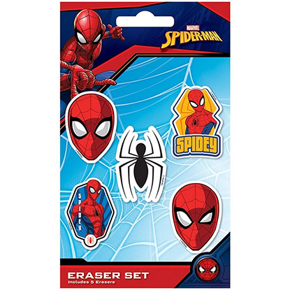 Pyramid Σετ γραφικής ύλης Spider Man Eraser Set (SR72733)