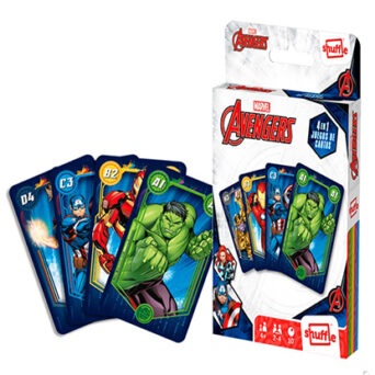 SHUFFLE Cards Game - 4 in 1 Marvel Avengers Κάρτες
