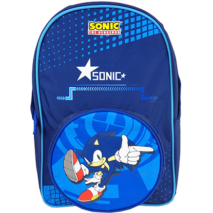 LaPlumeDoree SONIC Τσάντα Νηπίου/Δημοτικού - Sonic 3 Θήκες + 1 Τσέπη BackPack '32x45x18cm'