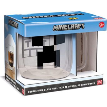 Stor Minecraft Symbols Double-wall Glass Mug (3447)