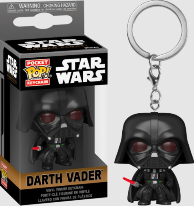 Funko Pocket Pop! Keychain Movies: Star Wars - Darth Vader Figure Keychain