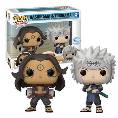 Funko Pop! Animation: Naruto Shippuden - Hashirama & Tobirama (2 Pack)