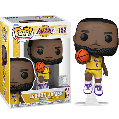Funko Pop! Basketball: NBA Lakers - LeBron James #152 Figure