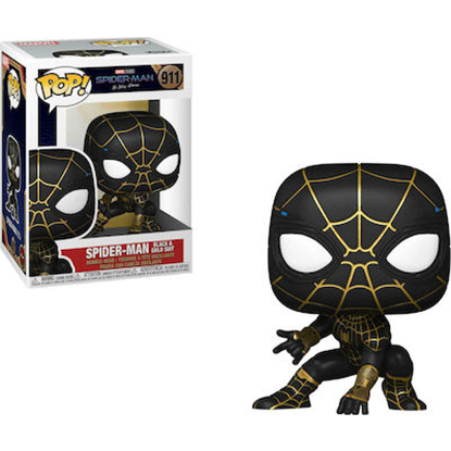Funko Pop! Marvel: Spider-Man - Spider-Man (Black & Gold Suit) #911 Figure