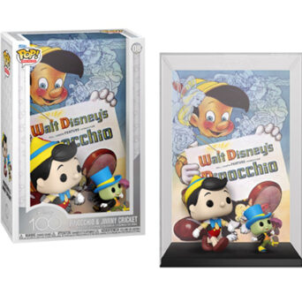 Funko Pop! Movie Posters: Disney (100th Anniversary) - Pinocchio and Jiminy Cricket #08 Figure
