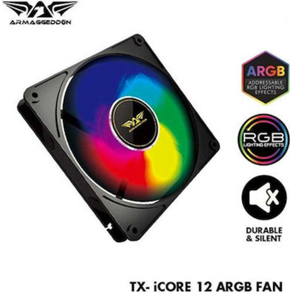 ARMAGGEDDON PC COOLING FAN ARGB TX iCORE-12