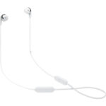 JBL Tine 215BT, Wireless EarBuds 3-button Mic/Remote (White)