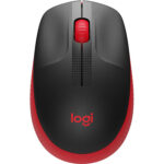 Logitech M190 Full-Size Wireless Mouse Red (910-005908)