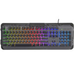 Trust GXT 853 ESCA Metal Rainbow LED Gaming Keyboard GR (24605)