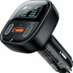 Acefast B5 101W (2C+A) metal car charger OLED black (B5)