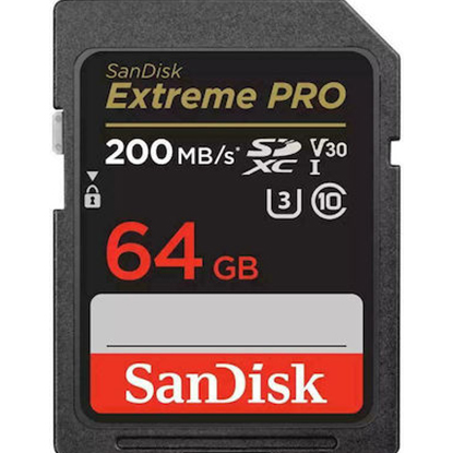 SanDisk Extreme PRO 64GB SDXC UHS-I + 2 years RescuePRO Deluxe