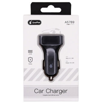 Car Charger S.Basic Epime without Cable, 2USB, 2.4A, Black A5789