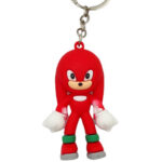 OEM Μπρελόκ Sonic Knuckles Κόκκινο 4.5cm