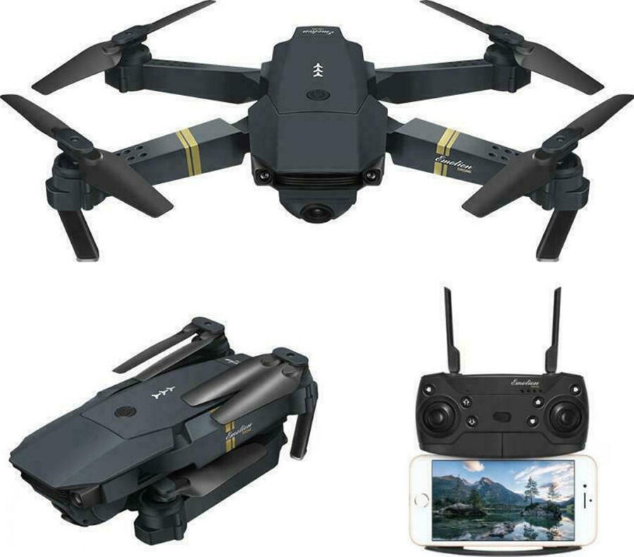 Andowl Micro Foldable Set 998 Drone με Κάμερα 1080p και Χειριστήριο, Συμβατό με Smartphone