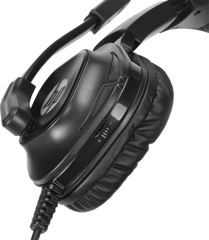 HP DHE-8002 Over Ear Multimedia Ακουστικά με μικροφωνο και σύνδεση USB-A