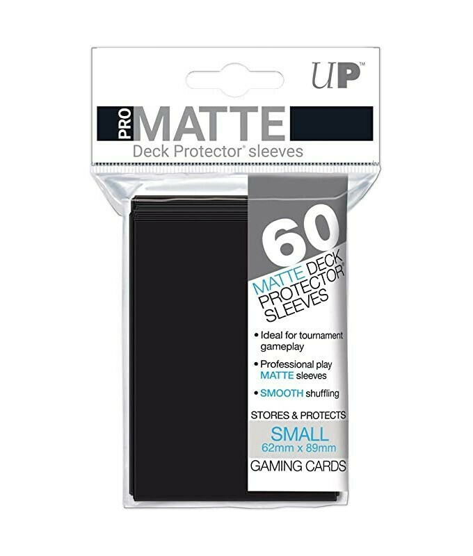 Ultra Pro Matte Black Small Deck Protector 60pcs (REM84021)