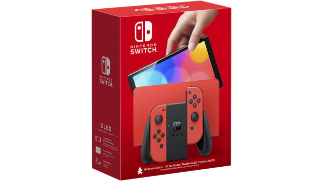Nintendo Switch Console Oled Mario Red Edition G/R