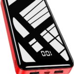 Nornss Portable Charger Power Bank NS-89 30000mAh with LCD Digital Display and USB-C Input, Dual USB (Black)