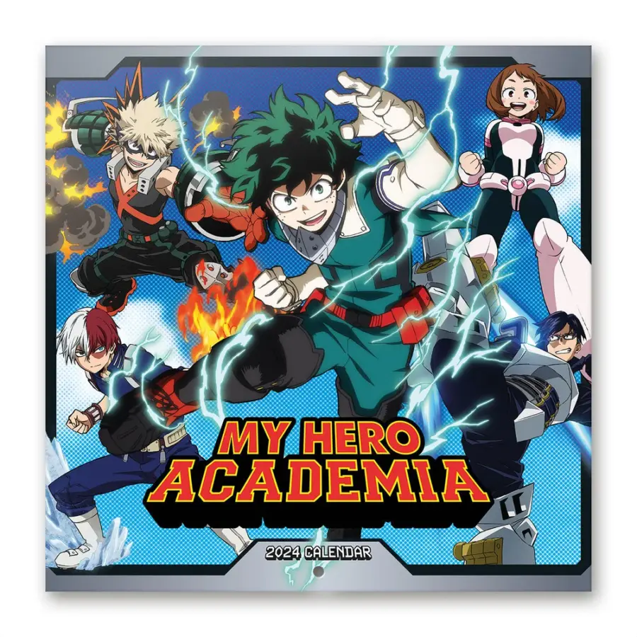 Grupo Erik MY HERO ACADEMIA - Wall Calendar 2024 (CP24083)