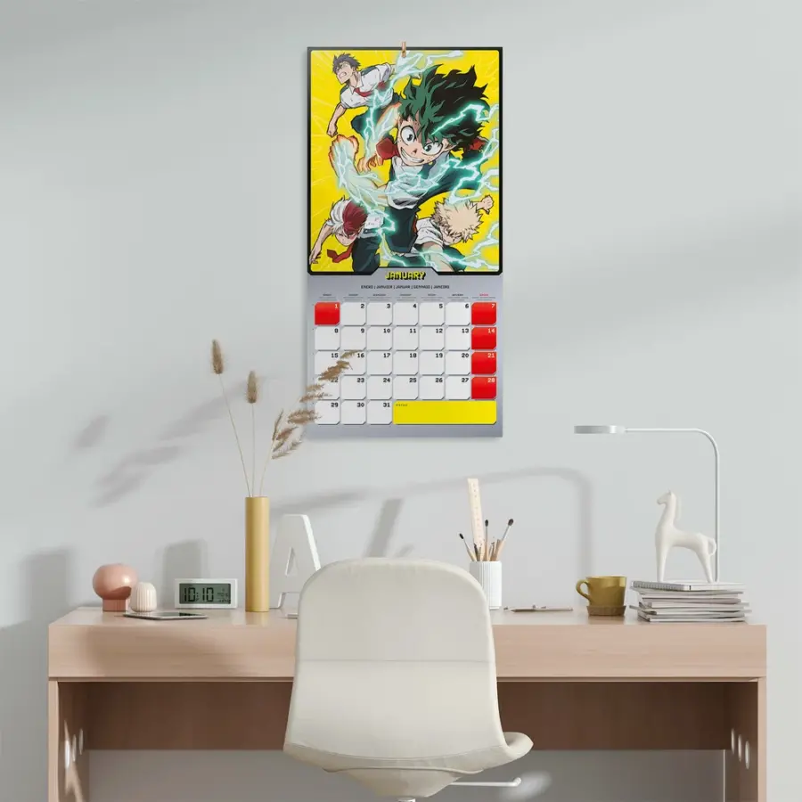Grupo Erik MY HERO ACADEMIA - Wall Calendar 2024 (CP24083)