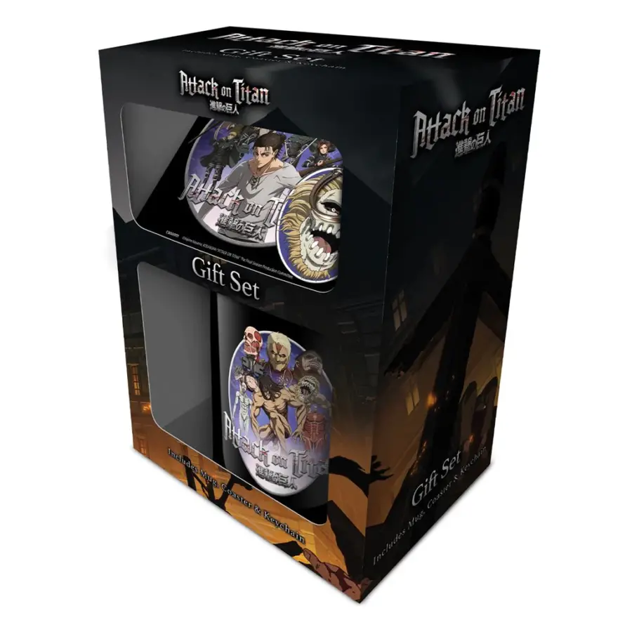 Pyramid Σετ Δώρου ATTACK ON TITAN - Season 4 - Gift Set (Κούπα, Σουβέρ, Μπρελόκ) (GP86398)