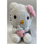 OEM Λούτρινο Hello Kitty με μπιμπερό 25cm