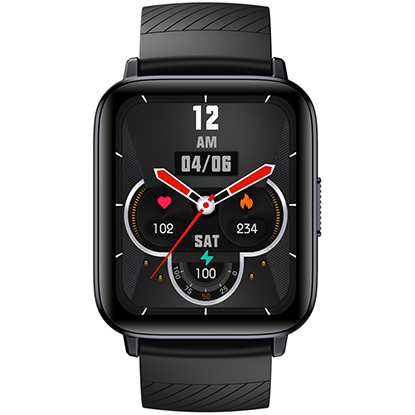 ZEBLAZE smartwatch Swim, 1.69", GPS, heart rate, 5 ATM, μαύρο (SWIM-BK)