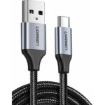 Ugreen US288 Braided USB 2.0 Cable USB-C male - USB-A male Μαύρο 3m (60408)