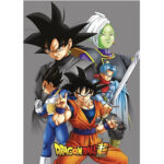 AyMax Κουβέρτα DRAGON BALL SUPER - Polar Plaid 100% Polyester 100x140cm