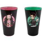 Just Funky Ποτήρια DEMON SLAYER - Tanjiro & Nezuko - 2 XXL Pint Glass 473ml (DEMON-GS2-33065)