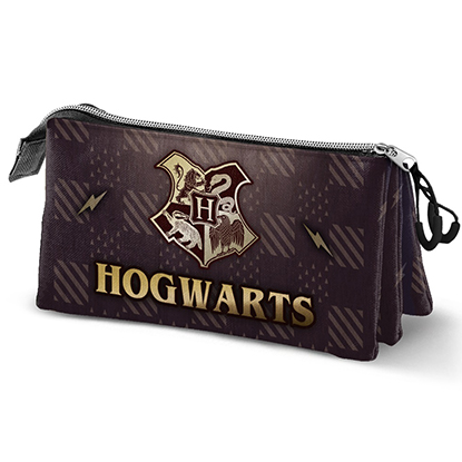 Karactermania HARRY POTTER -Hogwarts &Golden Snitch - Triple Pencil Case '23x11x7cm' (05379)
