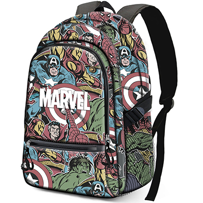 Karactermania MARVEL - Heroes Σχολική Τσάντα Δημοτικού Μ31 x Π18 x Υ44εκ - Fight BackPack (05991)