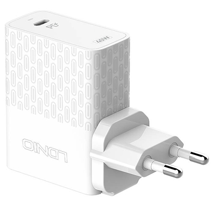 Ldnio Φορτιστής με Θύρα USB-C και Καλώδιο Lightning 40W Power Delivery Λευκός (A1405C)