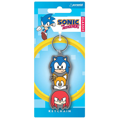 Pyramid Μπρελόκ SONIC - Trio Stack - PVC Keychain (RK39440C)