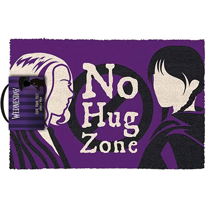 Pyramid Πατάκι Εισόδου Πόρτας WEDNESDAY - No Hug Zone - Coir Doormat '40x33cm' (GP86603)