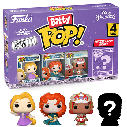 Funko Bitty Pop! DISNEY PRINCESS - 4 Pack 2.5cm - Rapunzel (FK73030)