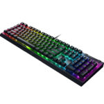 Razer BlackWidow V4 X – RGB Gaming Mechanical Keyboard – Macro Keys – Green Clicky Switches