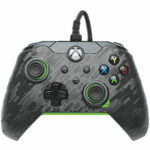 PDP - Wired Controller for Xbox Series X/S and PC Green/Black Camo