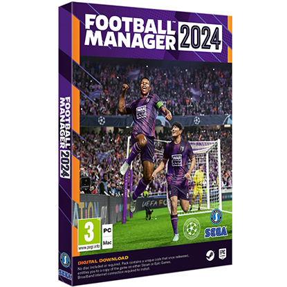 Football Manager 2024 PC NEW (Code In A Box)
