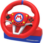 Hori Mario Kart Racing Wheel Pro Mini Τιμονιέρα με Πετάλια για Switch (NSW-204U)