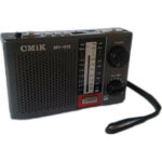 CMIK MK-938 Retro Φορητό Ραδιόφωνο Επαναφορτιζόμενο Μαύρο