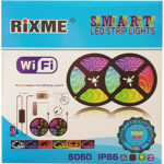 RiXME Ταινία LED 5050 IP65 Τροφοδοσίας 12V 5050RGB Μήκους 10m